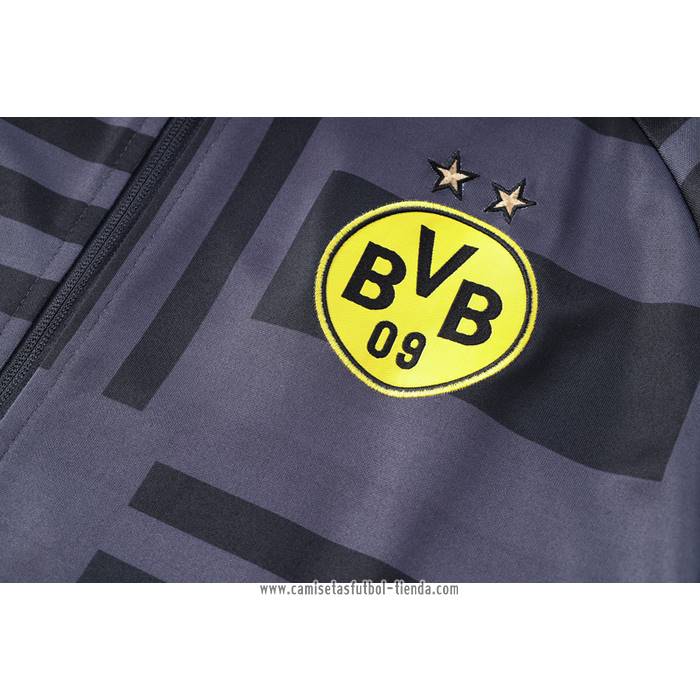 Chaqueta del Borussia Dortmund 2022 2023 Negro y Gris